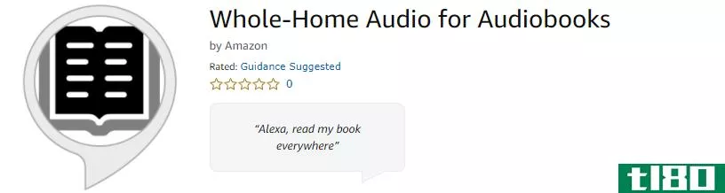 Whole-Home Audio for Audiobooks skill