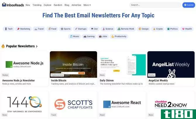 Discover newsletters worth reading at InboxReads