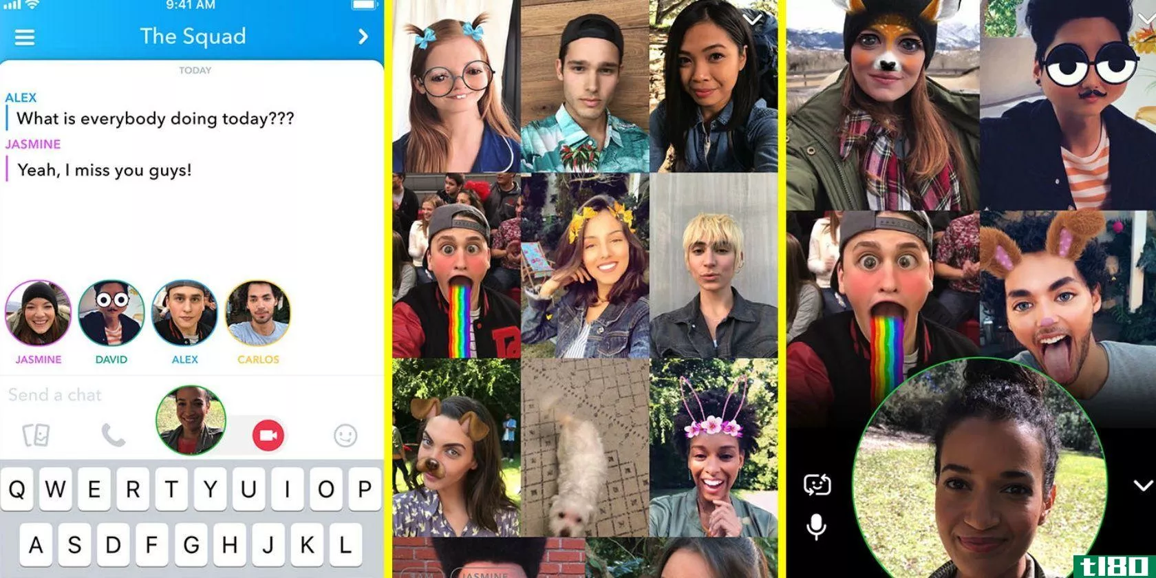 snapchat增加了群视频聊天和语音通话