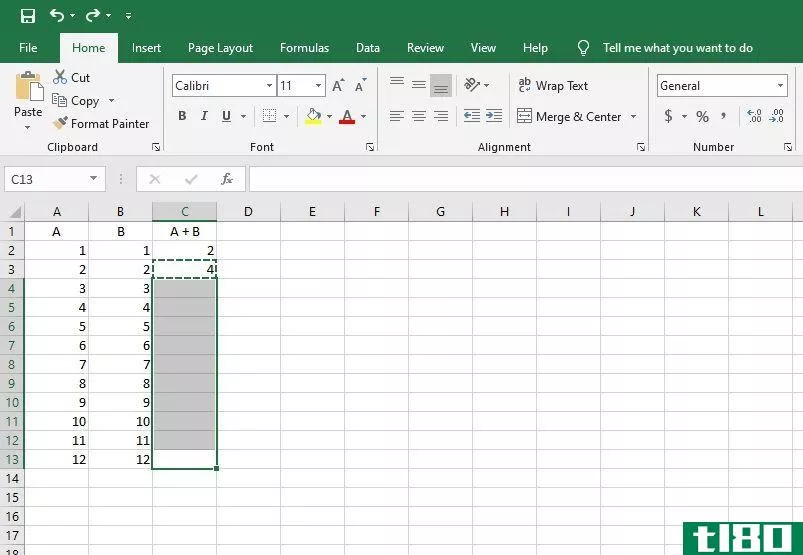 Copying to multiple cells in Excel