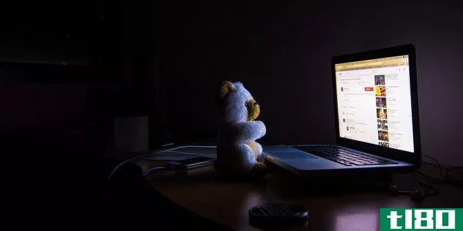 Stuffed animal in front of bright computer to show Computer Eye Strain