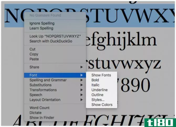 font book mac - customization opti***