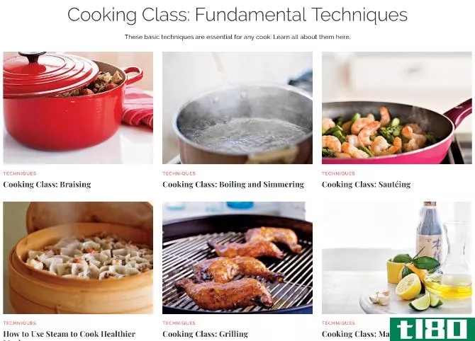 cooking sites for beginners