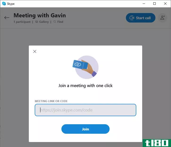 Join Meet Now meeting with one click