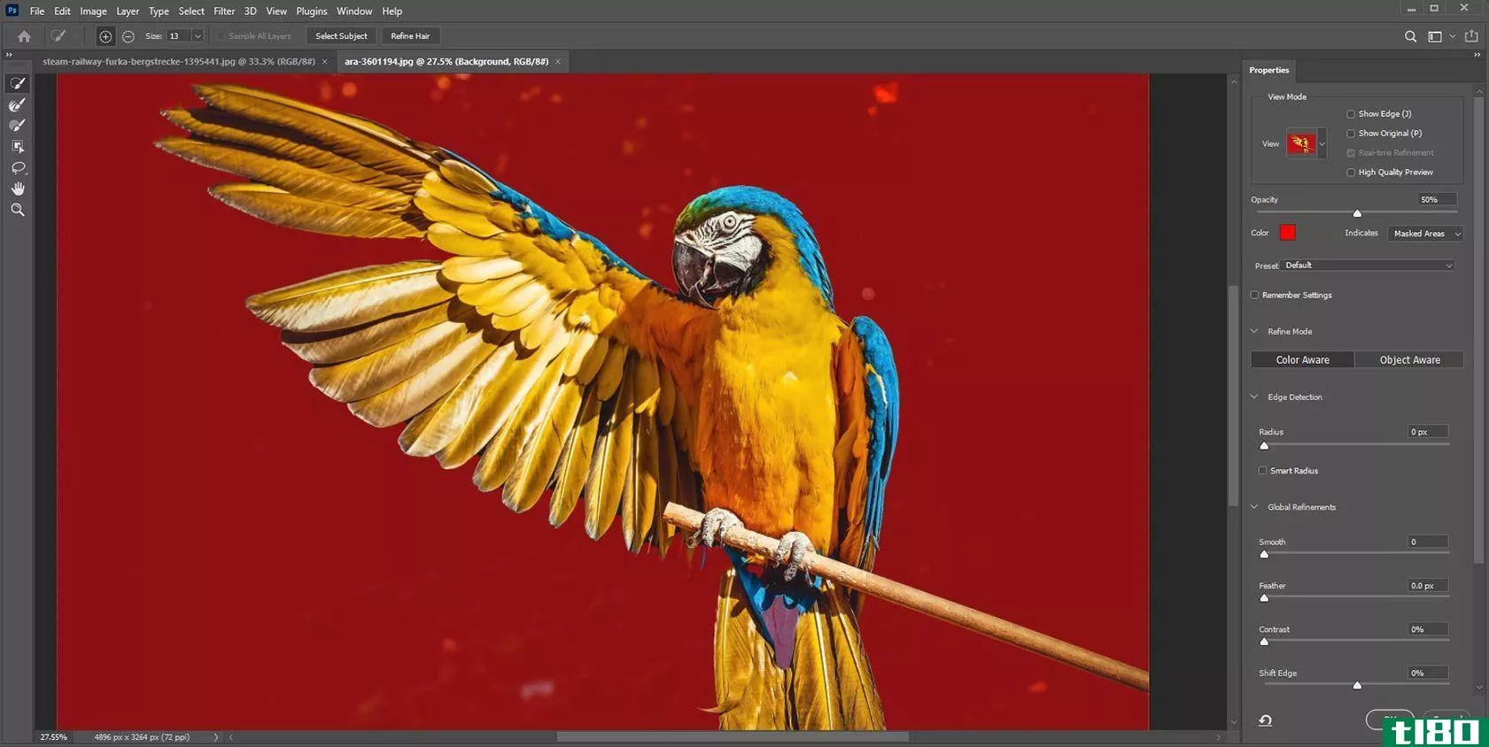 Adobe Photoshop masking