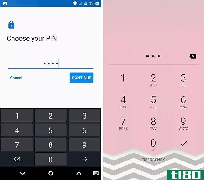 Android PIN Lock Screen
