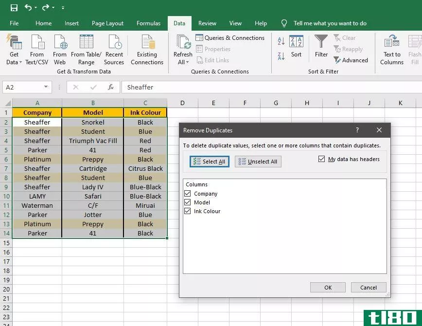how to get rid of duplicates in excel 