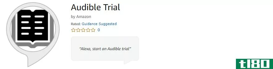 Audible Trial skill