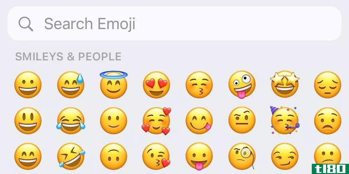 search emoji keyboard on the iphone