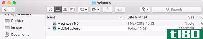 macOS Volumes