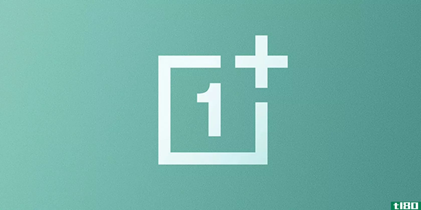 Closeup of OnePlus Logo