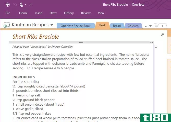 what is onenote used for - recipes