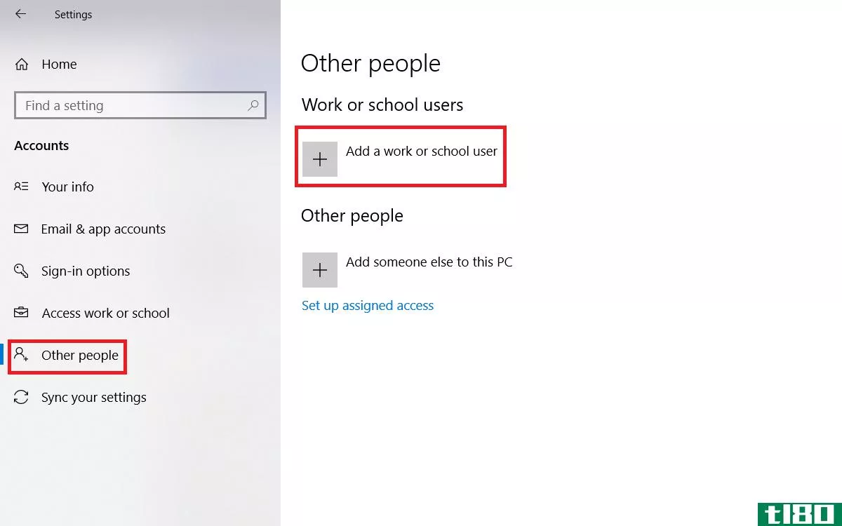 Creating a Windows 10 account for a colleague or student