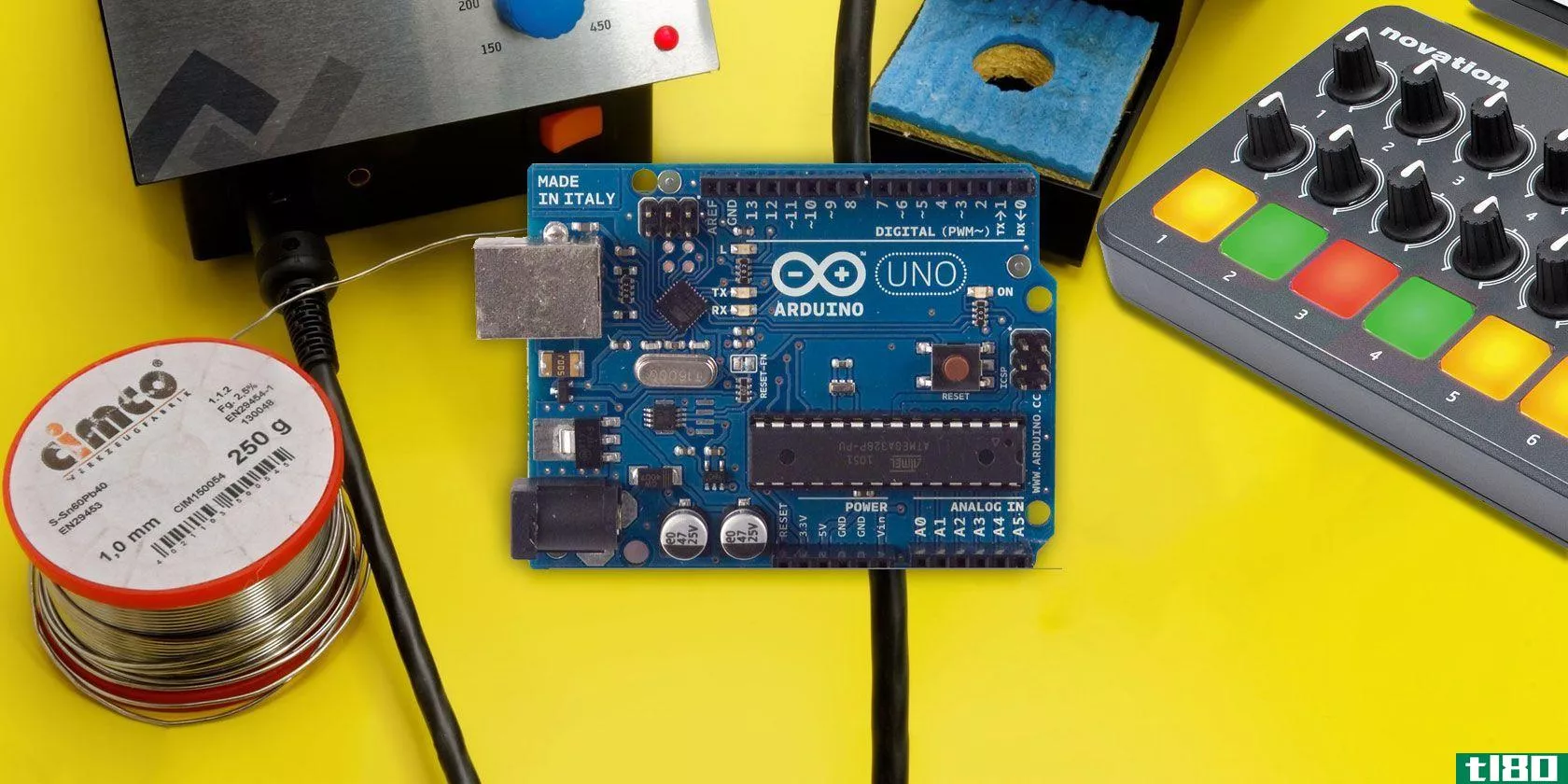 使用arduino可以构建10个midi控制器