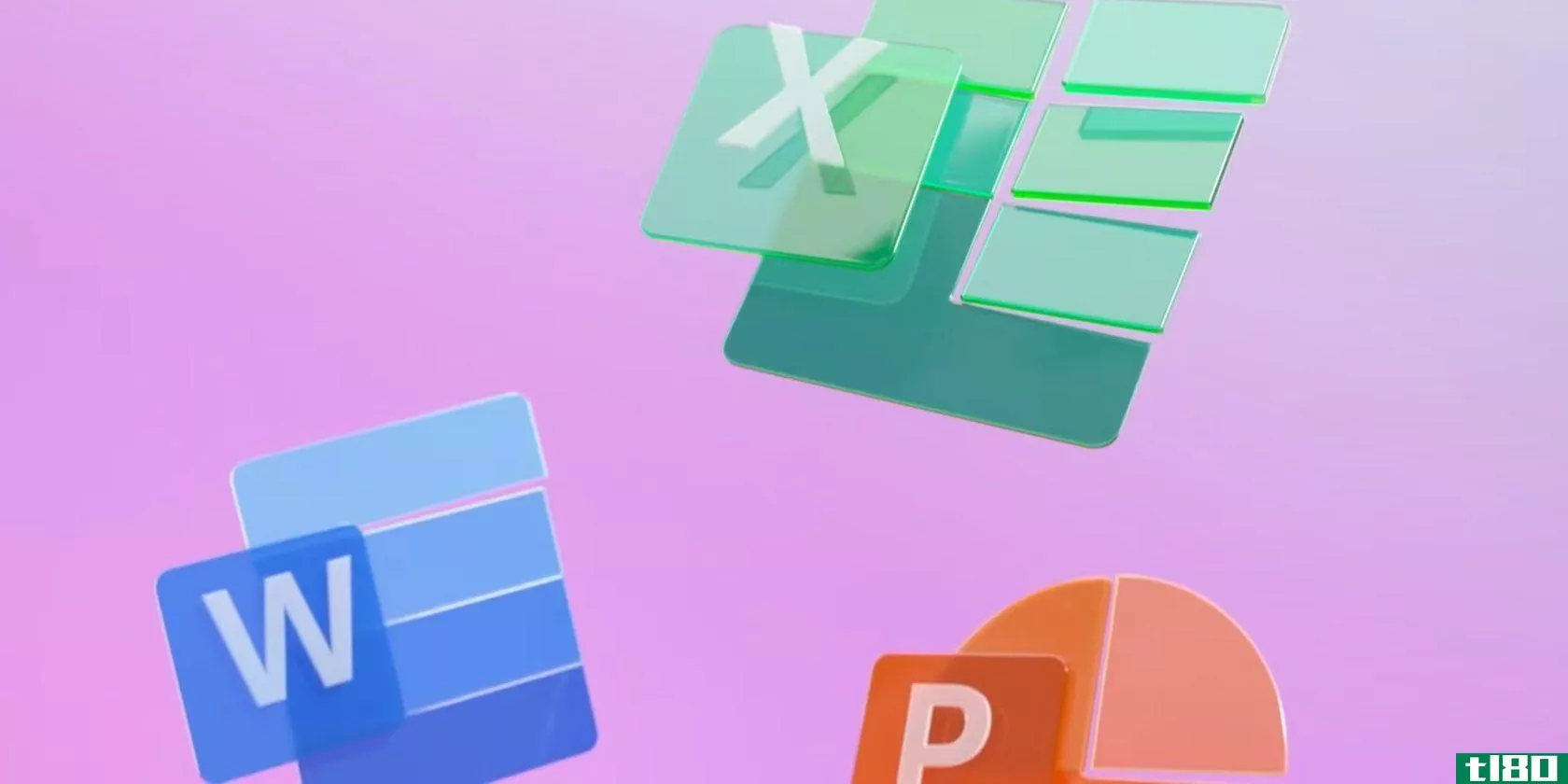 A still from Microsoft's add for the new mobile Office app for iOS and Android showing the ic*** for Excel, Word and PowerPoint