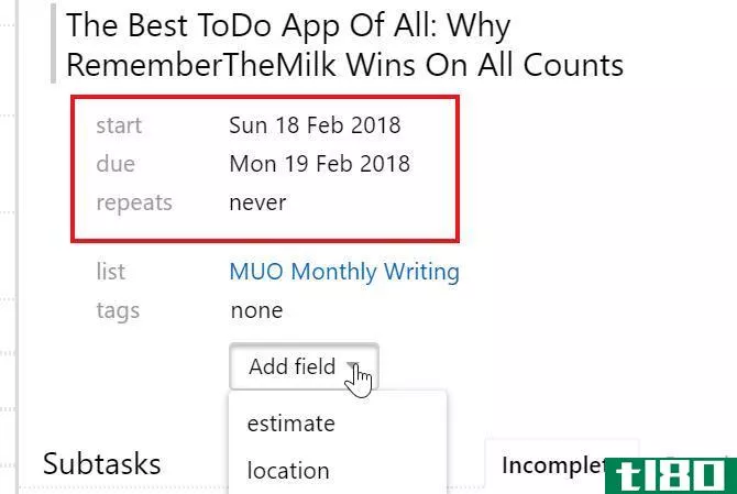 remember the milk best to-do app