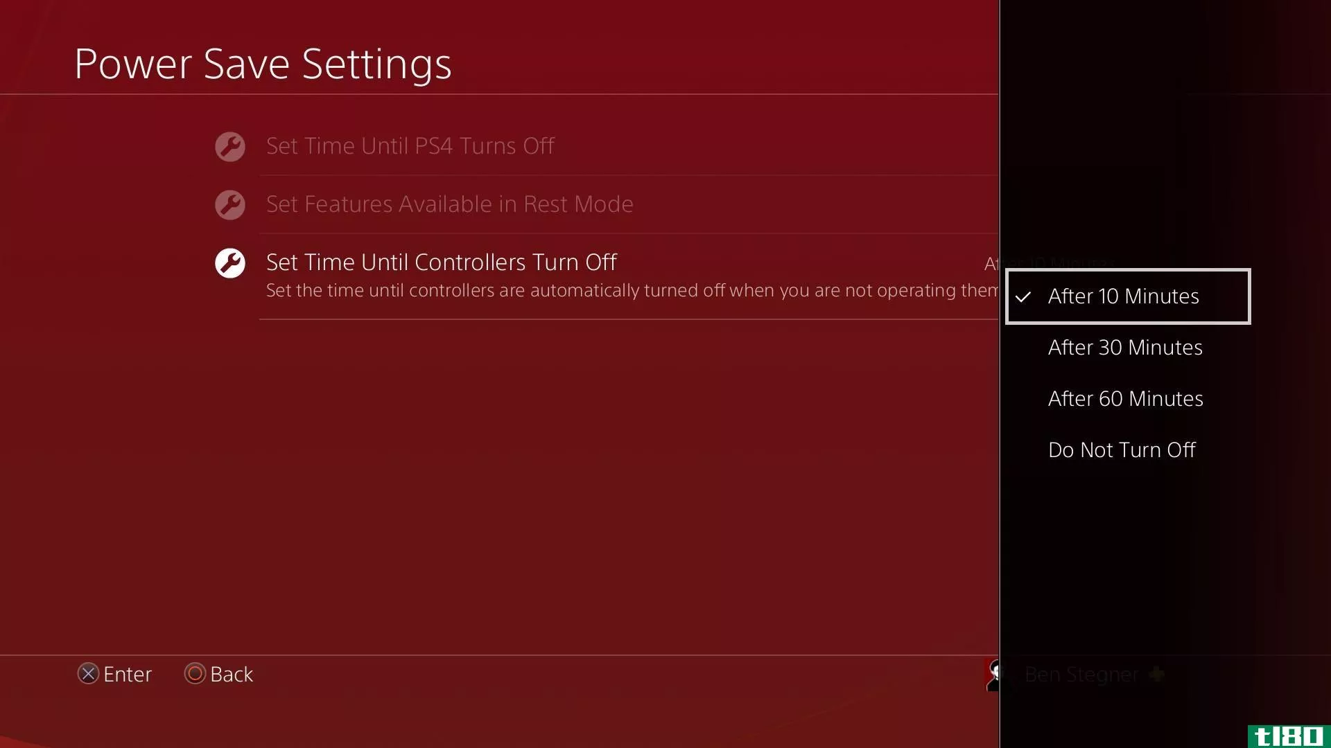 PS4 Never Turn Off Controller