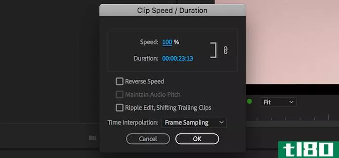time remapping premiere pro - speed duration