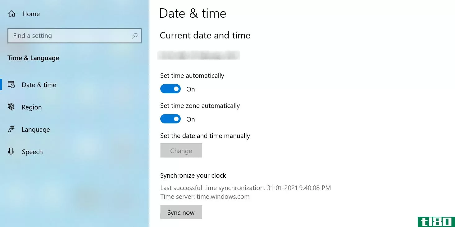 Fix date and time on the computer