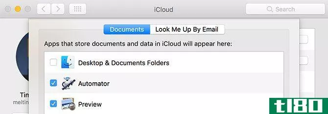 Store Desktop and Documents in iCloud