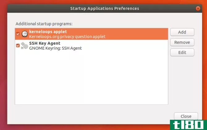 limit startup apps to speed up gnome