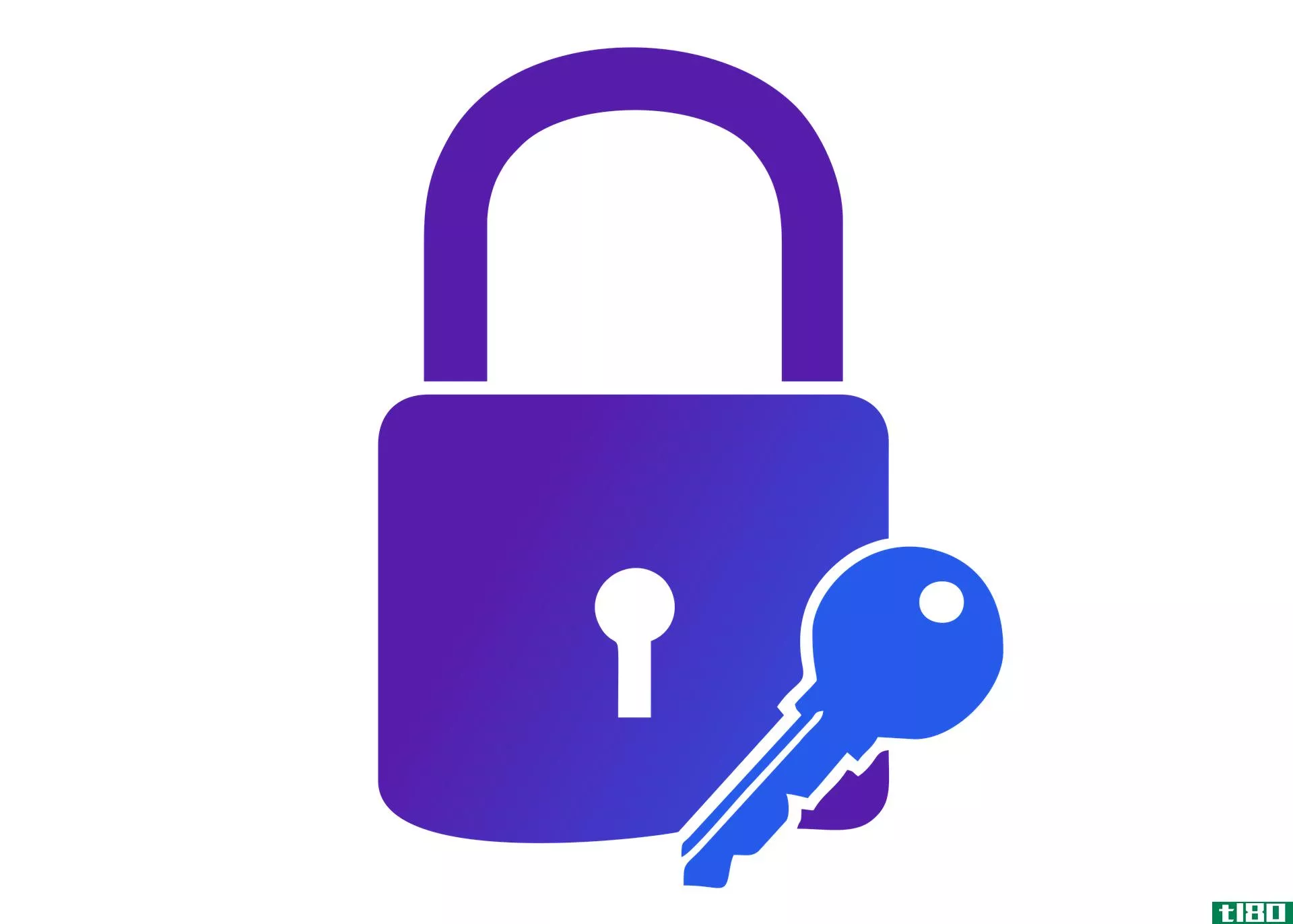 Purple Lock and Key Password