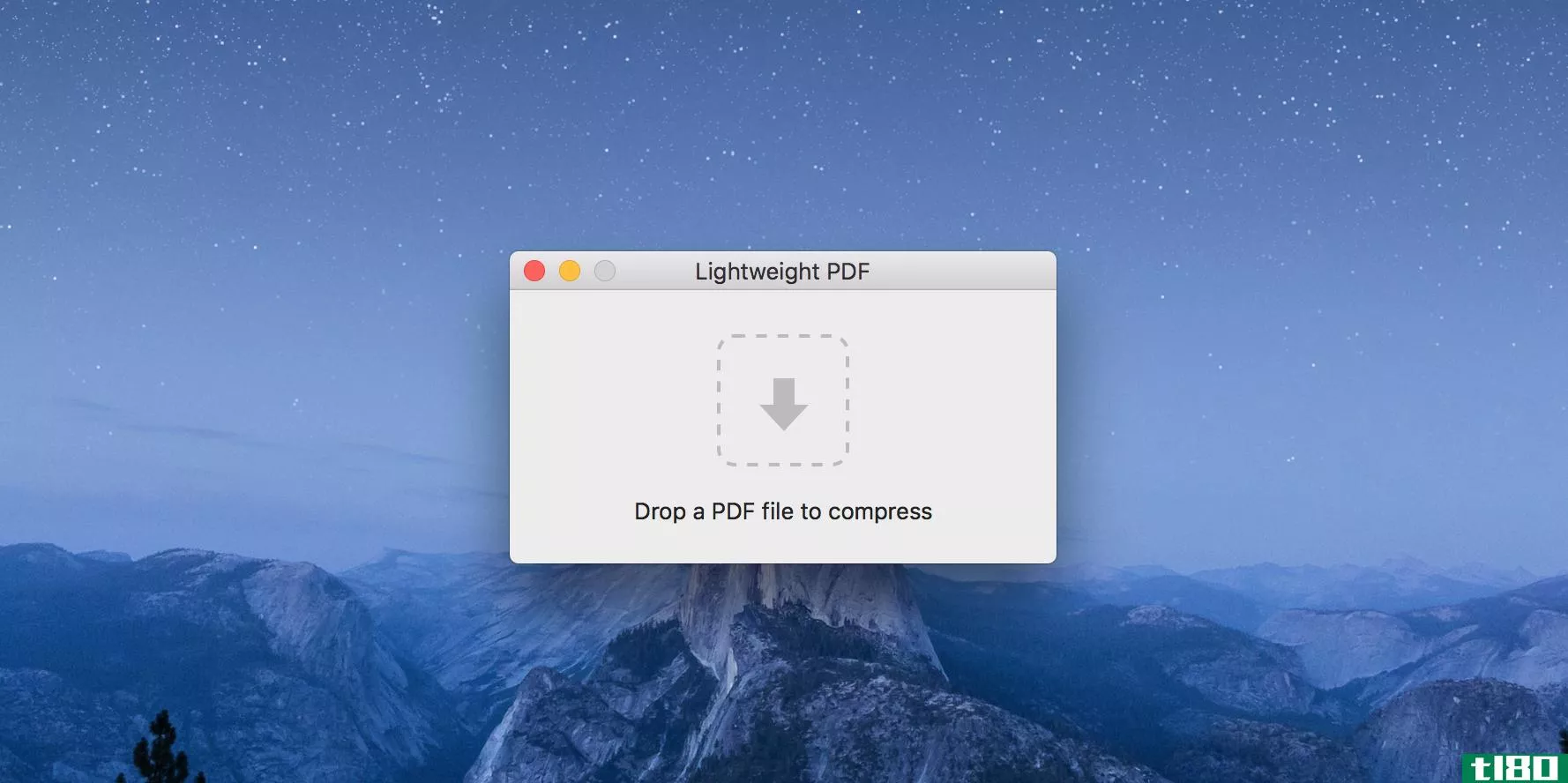Compress a PDF using a free Mac app