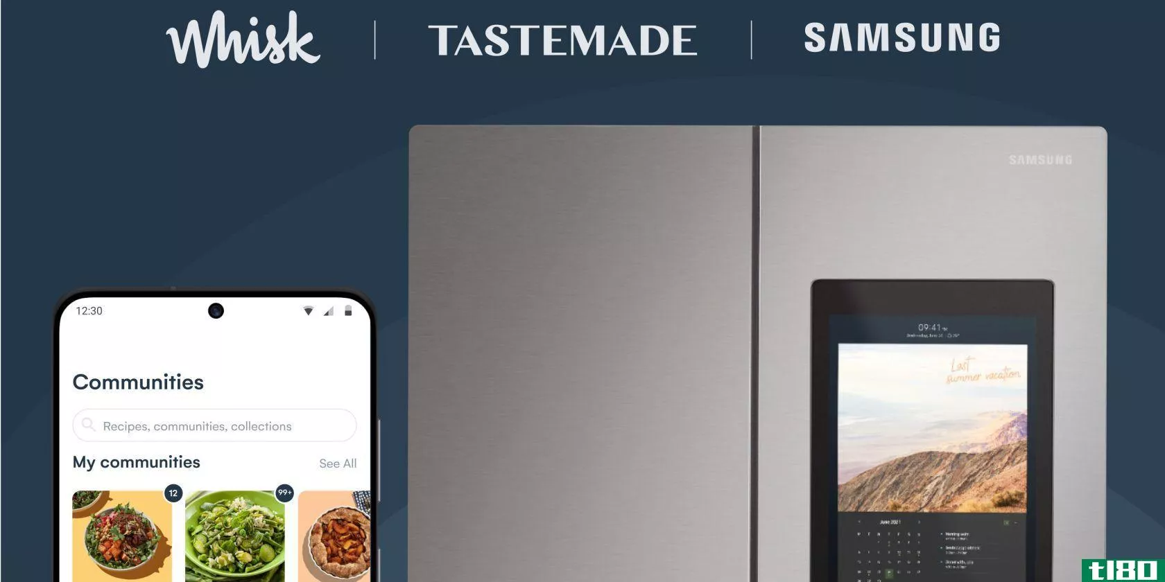Whisk, Tastemade, and Samsung partner to bring recipes and meal planning to Family Hub refrigerators.