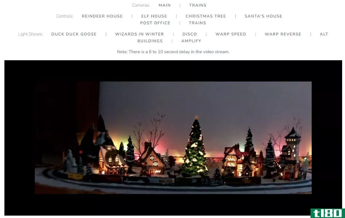 ChristmasVillage.io is a live-stream model village that anyone can control over the internet