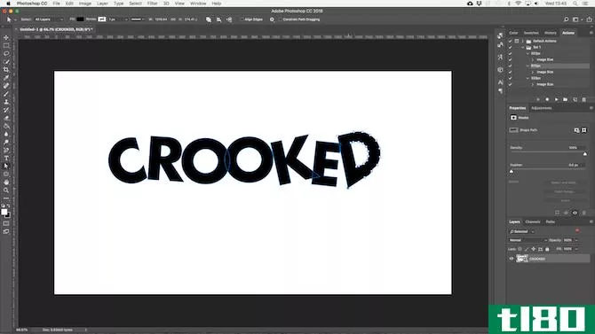 working with text in photoshop - photoshop tweak fonts
