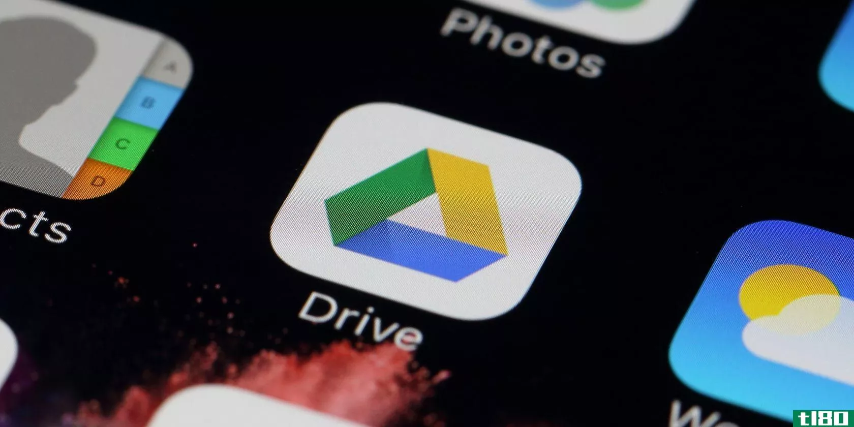 google drive app icon on phone