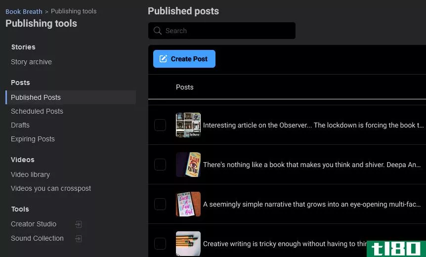 Facebook Publishing Tools Posts and Features