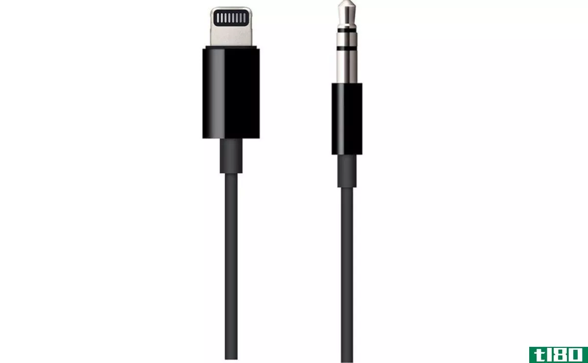Lightning to headphone cable