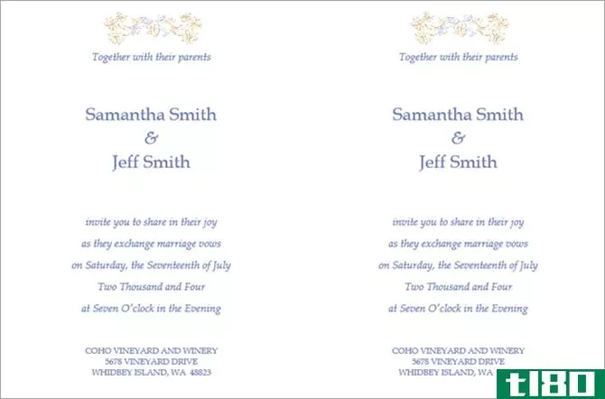 Free Microsoft Word Invitation Templates - traditional wedding