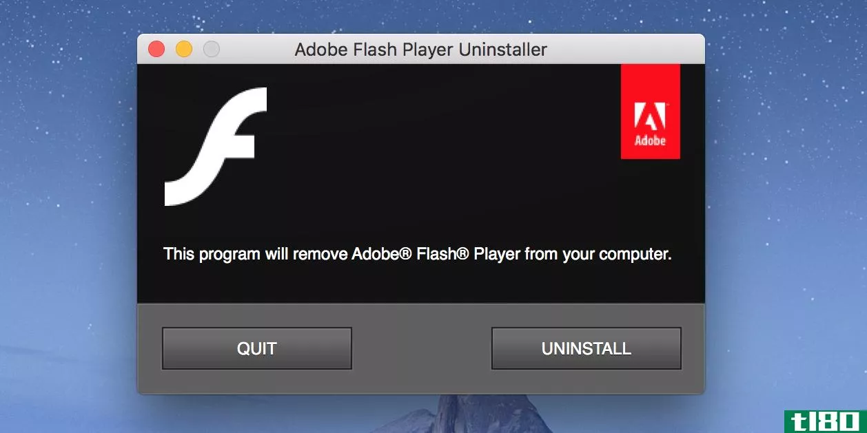 Uninstall Flash Player on a Mac