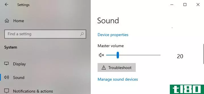 Windows 10 sound settings