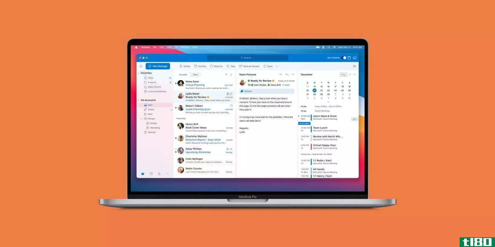 outlook for mac feature