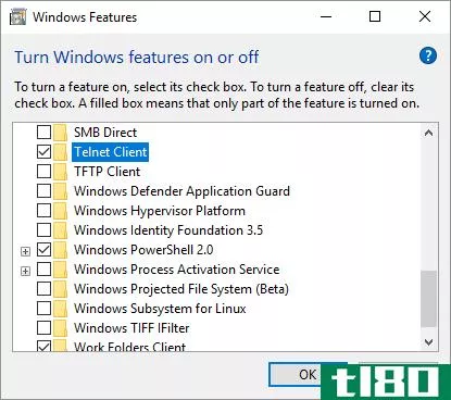 How to Enable Telnet Client in Windows