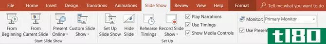 Beginner's Guide to Microsoft PowerPoint - Slide Show Tab