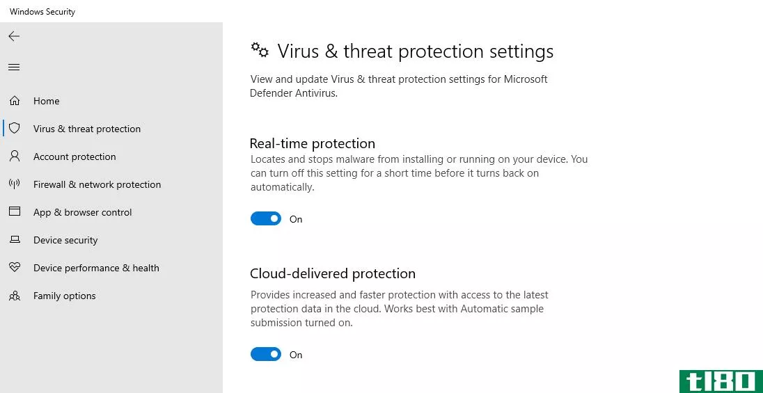 windows virus and threat protection