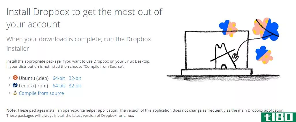 Linux opti*** for Dropbox