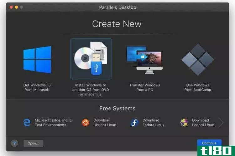 Screenshot of parallels desktop 16 for mac