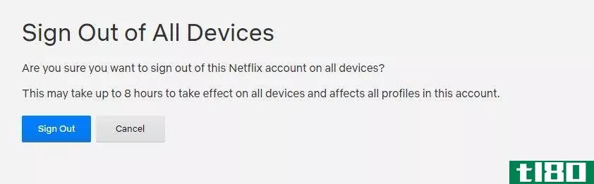 Netflix Sign Out Browser