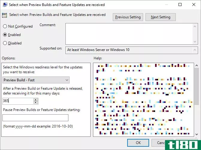 Windows 10 Configure Feature Updates