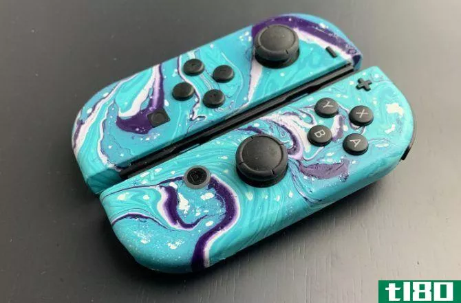 Custom painted Nintendo Switch joy-c***