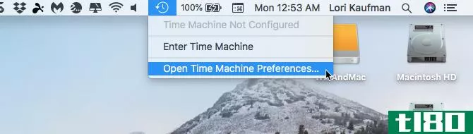 Time Machine Not Configured Mac