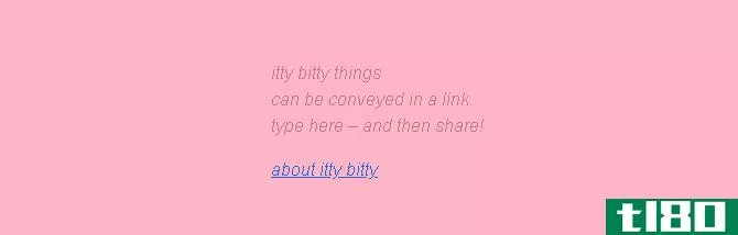 Build a hosting free HTML website with Itty Bitty
