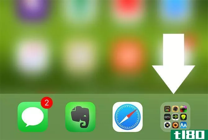 use folders to organize iphone apps