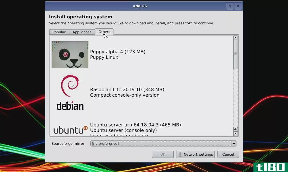 Select a Raspberry Pi operating system