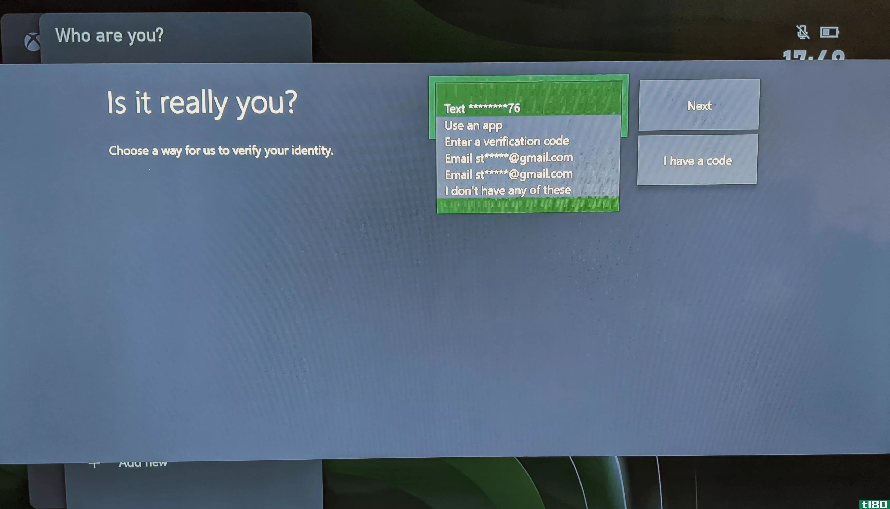 Enabling 2FA on Xbox